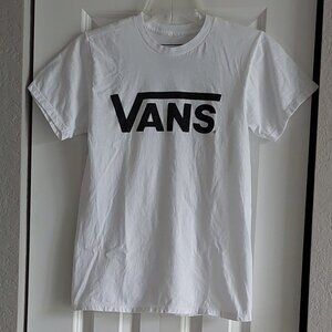 VANS Original White Short Sleeve Skate Tee - Size S